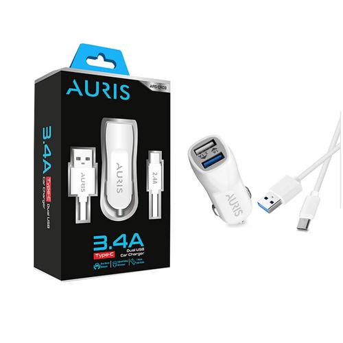 Auris CR03 Type-C Araç Şarj Seti 3,4A