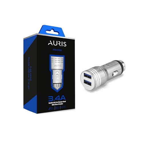 Auris CR06 Metal Araç Şarj Başlığı Kafası 3,4A