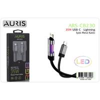 Auris CB230 35W Type-C To Lightning Rgb Led Kablo