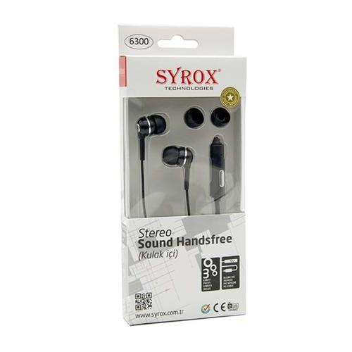 Syrox K3 Wired Headset with Microphone Nokia Thin End 6300 