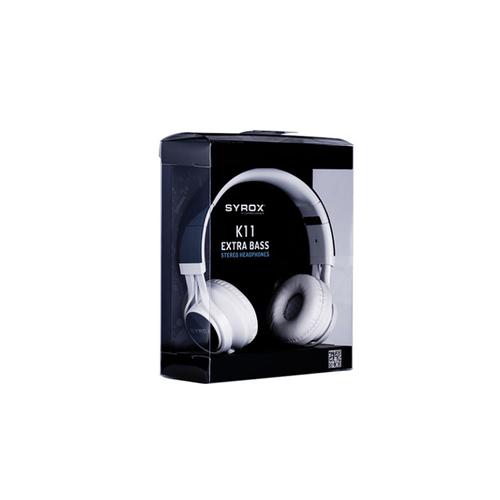 Syrox K11 Extra Bass Headset Aux Microphone - Stereo 