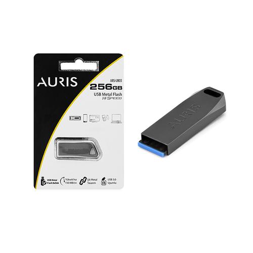 Auris AUM256 USB 3.0 Metal Flash Bellek 256GB Siyah