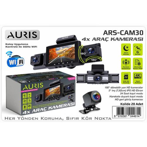 Auris CAM30 4 Kameralı Araç Kamerası