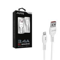 Auris CB04 3,4A Lightning Şarj ve Data Kablosu 200cm