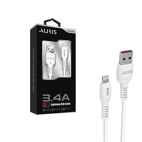 Auris CB04 3,4A Lightning Şarj ve Data Kablosu 200cm