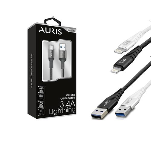 Auris CB12 Lightning Kablo Metal 3,4Amper