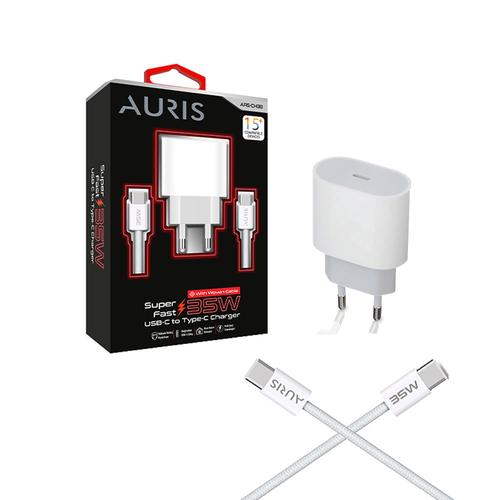 Auris CH38 Type-C to Type-C Şarj Aleti Seti 35W