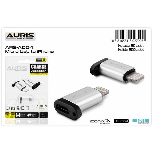 Auris AD04 Micro to Lightning Çeviri