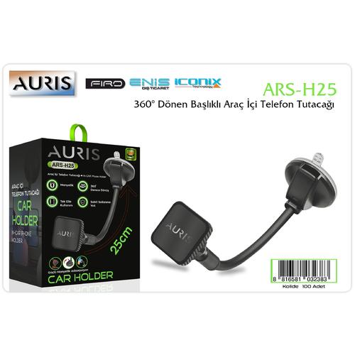 Auris AH25 360 Derece Dönebilen Araç İçi Telefon Tutucu