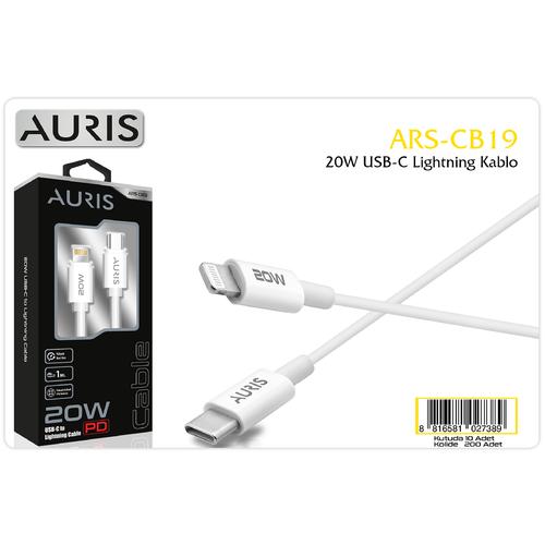 Auris CB19 20W Type-C To Lıghtnıng Kablo