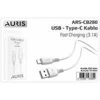 Auris CB280 3.1A Type-C Kablo Eco