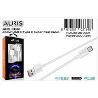 Auris CB61 240W Type-C Şarj ve Data Kablosu
