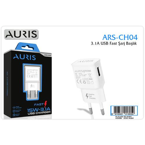 Auris CH04B 3,1A Hızlı Şarj Başlığı