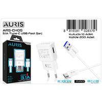 Auris CH05 Type-C Hızlı Şarj Aleti Seti