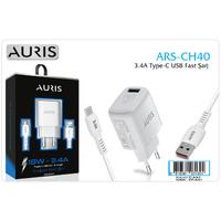 Auris CH40 3.4A Type-C Quıck Set