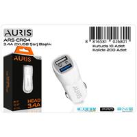 Auris CR04B 3,4A Araç Şarj Aleti Başlığı