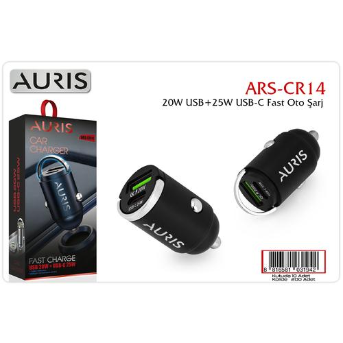 Auris CR14 45W Araç Şarj Başlığı