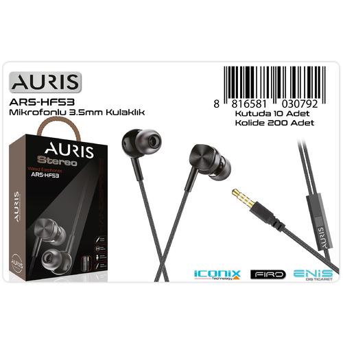 Auris HF53 Kablolu Kulaklık 3.5mm Jack