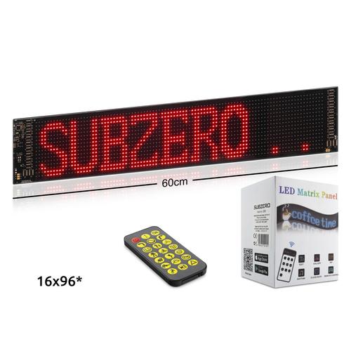 Subzero LD30 60Cm Kayar Led Yazı