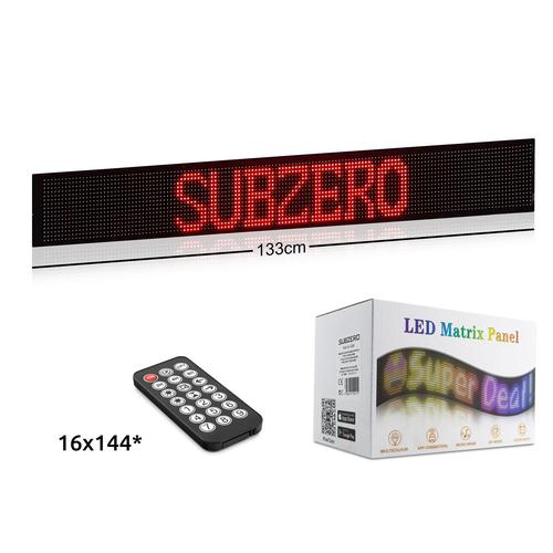 Subzero LD60 133Cm Kayar Led Yazı