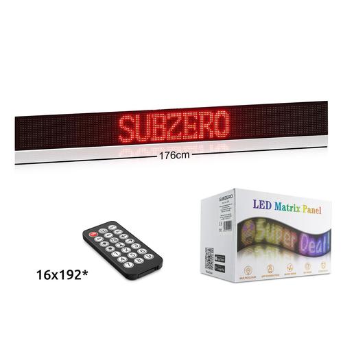 Subzero LD70 176Cm Kayar Led Yazı