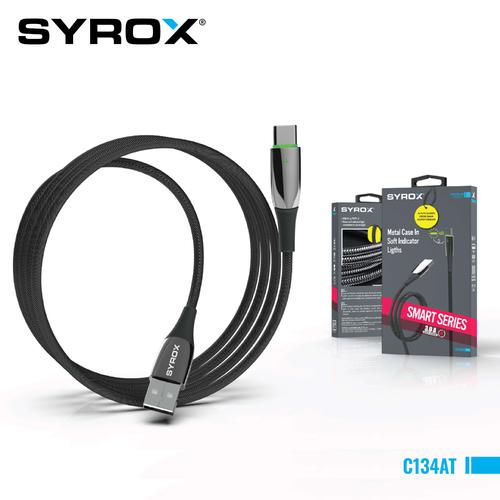 Syrox C134AT USB to Type-C Şarj ve Data Kablosu 3.0A Ultra Hızlı Şarj
