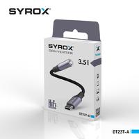 Syrox DT23T-A Type-C Headphone Converter , Converter ROPE Winding 3.5mm Jack