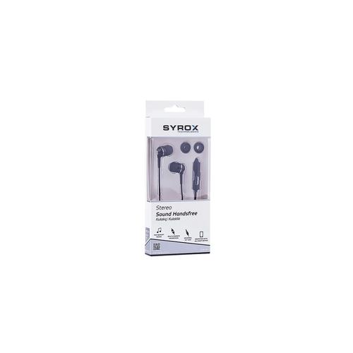 Syrox K1 Wired Headphones with Microphone (Black, White Color Options) 