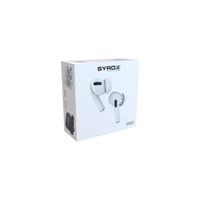 Syrox MX20 Bluetooth Kulaklık Kulakiçi Kutulu (Siyah ve Beyaz Renk)