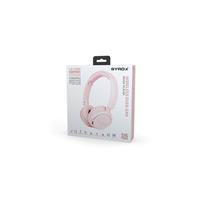 Syrox S16 Bluetooth Over-Ear Headphones with Wireless + Microphone (Black, Blue, Pink)