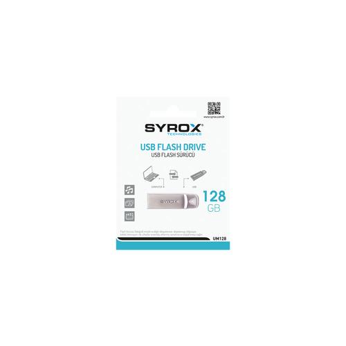 Syrox UM128 Metal USB Flash Bellek 128GB, USB 2.0 