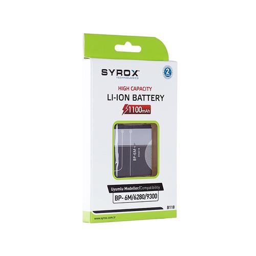 Nokia 9300İ Compatible Li-on Mobile Phone Battery - Syrox b118
