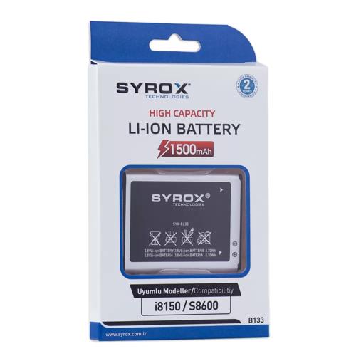 Samsung İ8150 Compatible Li-on Mobile Phone Battery - Syrox b133