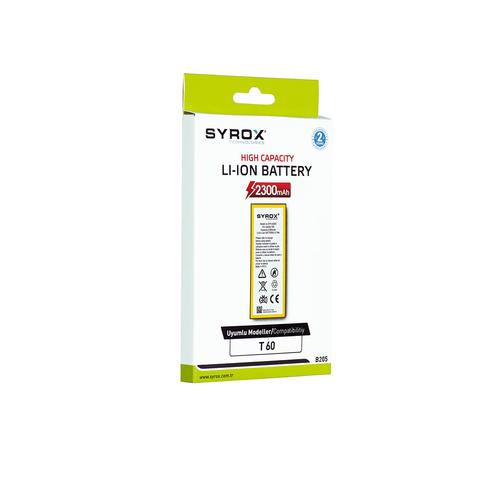 Turkcell T60 Compatible Li-on Mobile Phone Battery - Syrox b205