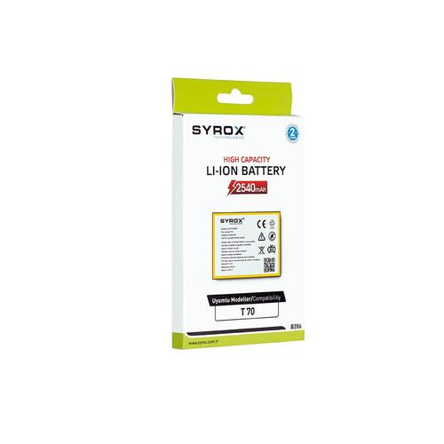 Turkcell T70 Compatible Li-on Mobile Phone Battery - Syrox b206