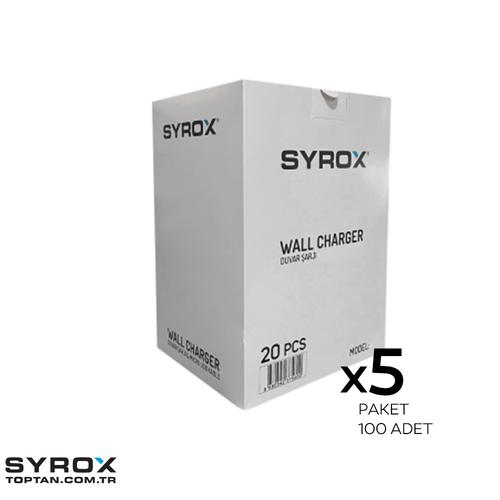 Toptan Syrox j15 Micro 2Amper Ev Şarj Cihazı 5 Paket > 100 Adet 